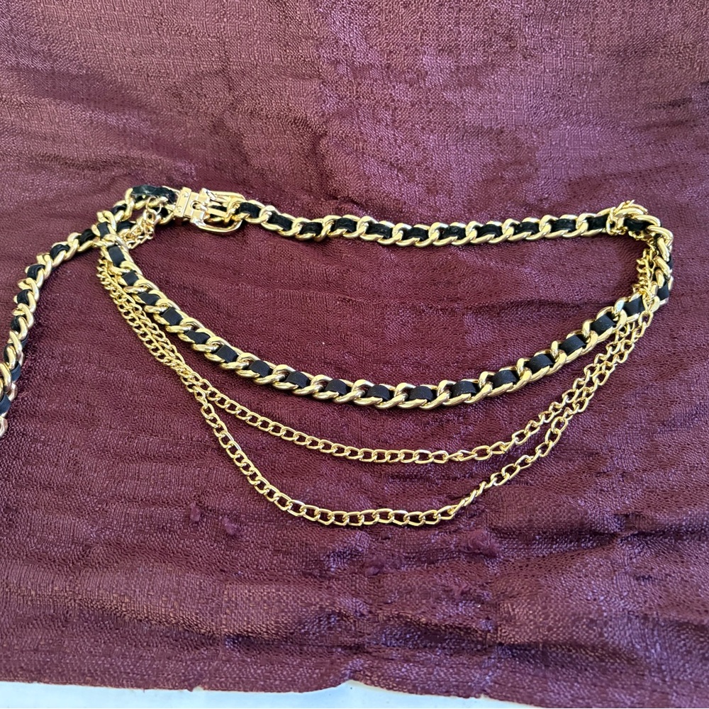 Gold Chain Women's Belt
